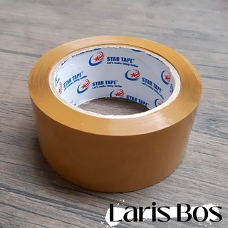 Lakban Coklat Star Tape/ Coco Tape (48 mm / 45 mm, 90 yard)