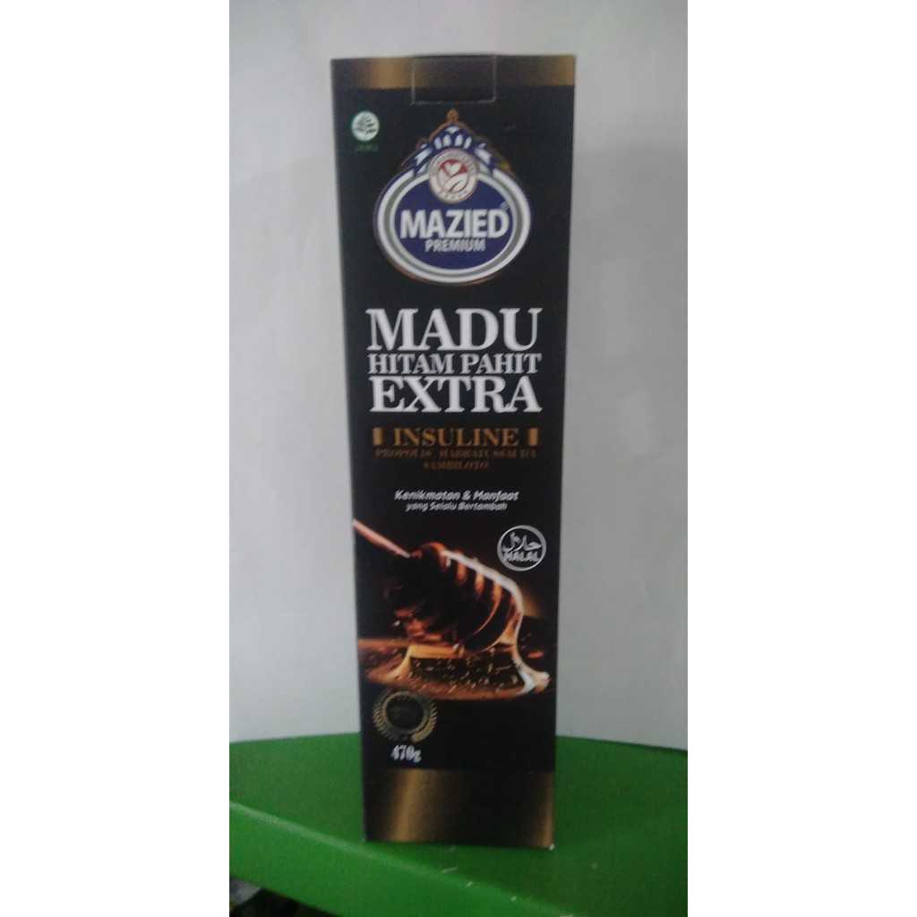 

Madu Hitam Pahit Mazied Extra Insulin Habbatussauda Propolis Sambiloto