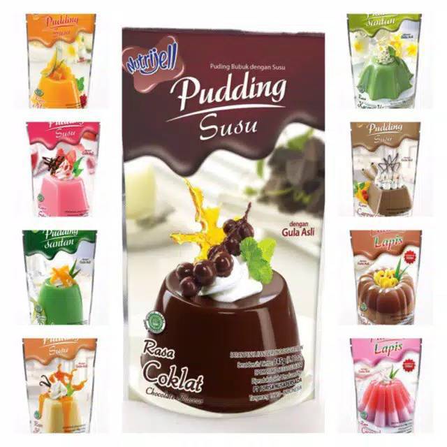 

Pudding Puding Susu Coklat Nutrijell Forisa