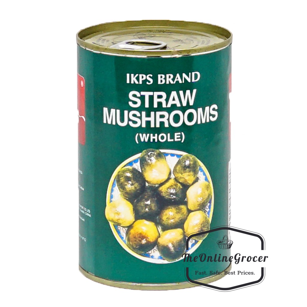 IKPS Straw Mushrooms 425gr - Jamur Merang Dalam Larutan Garam