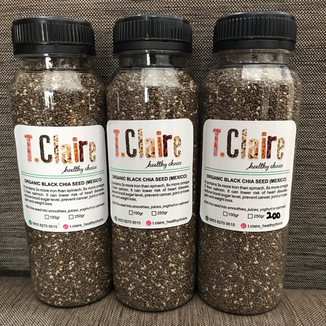 

Organic Black Chia Seed (Mexico) 200gr