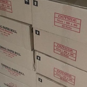 

Kertas Struk Thermal 80x80 - Harga Kartonan isi 50 Roll