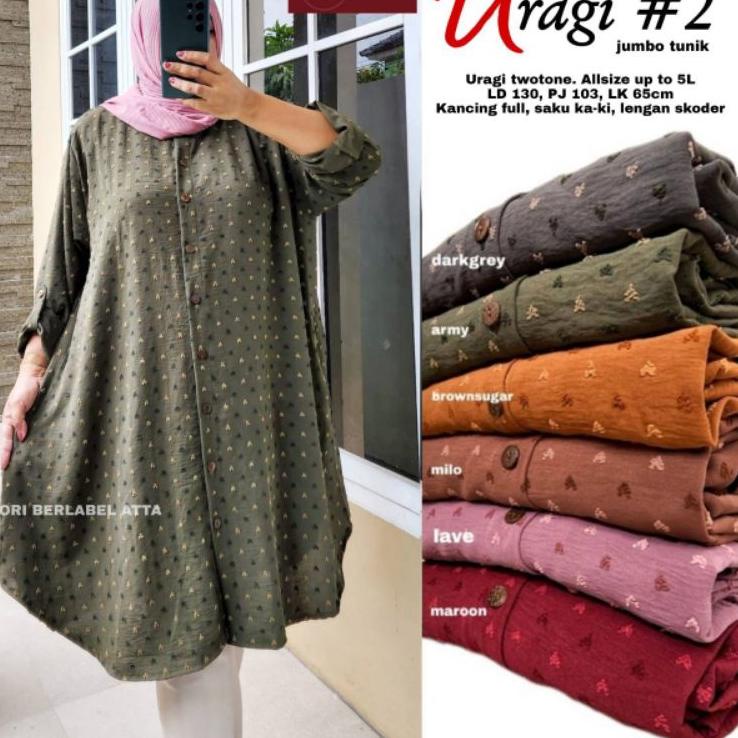 Harga Bersahabat.. [RESTOK] [BEST SELLER] BAJU ATASAN WANITA TUNIK SUPER BIG SIZE EXTRA JUMBO BUSUI 