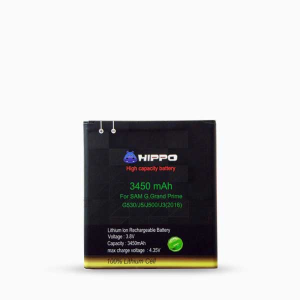 Hippo Baterai Samsung Galaxy J3 2016 / J5 2015 / Grand Prime 3450 MAH