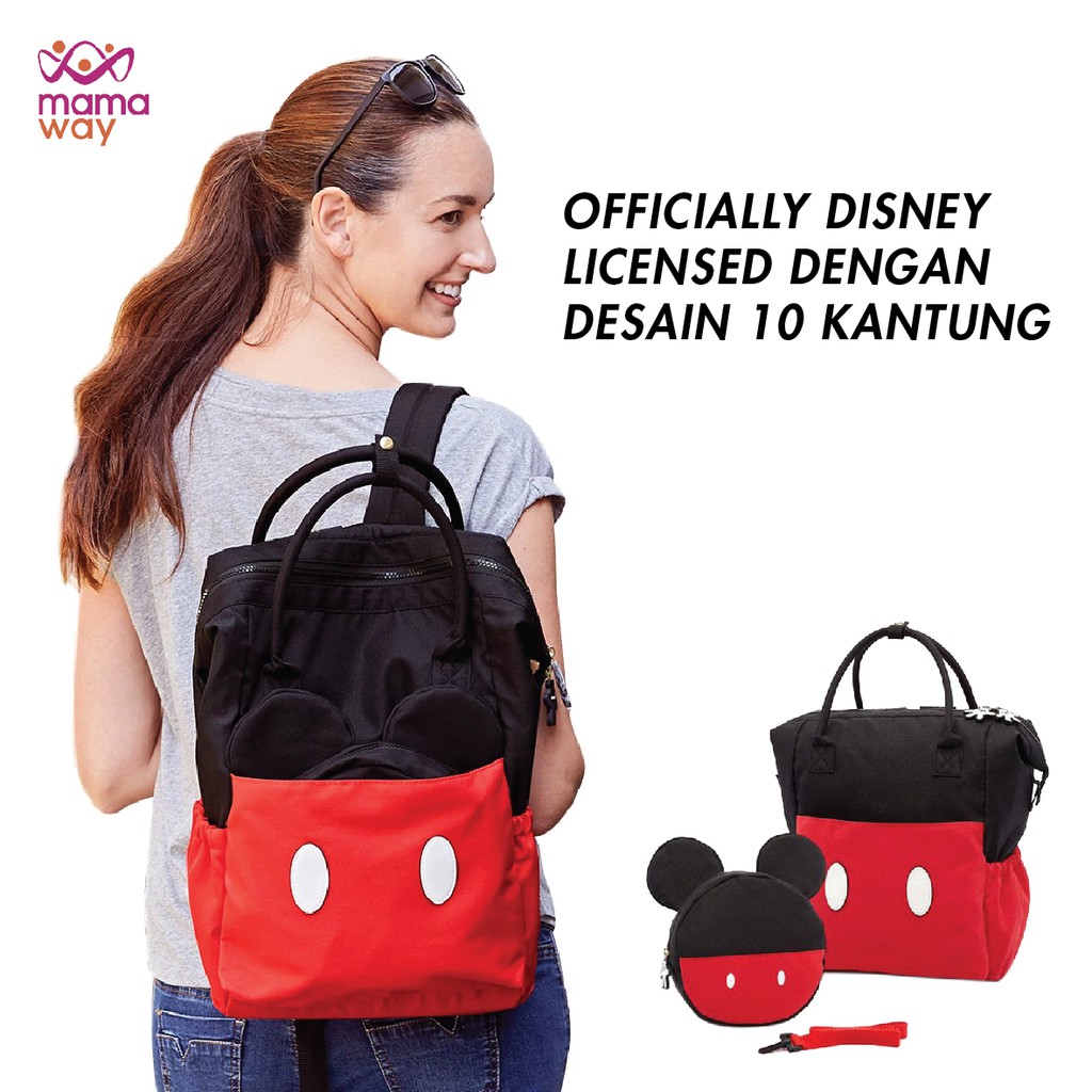 

Mamaway Disney Mother & Baby Backpack With Saftey Harness