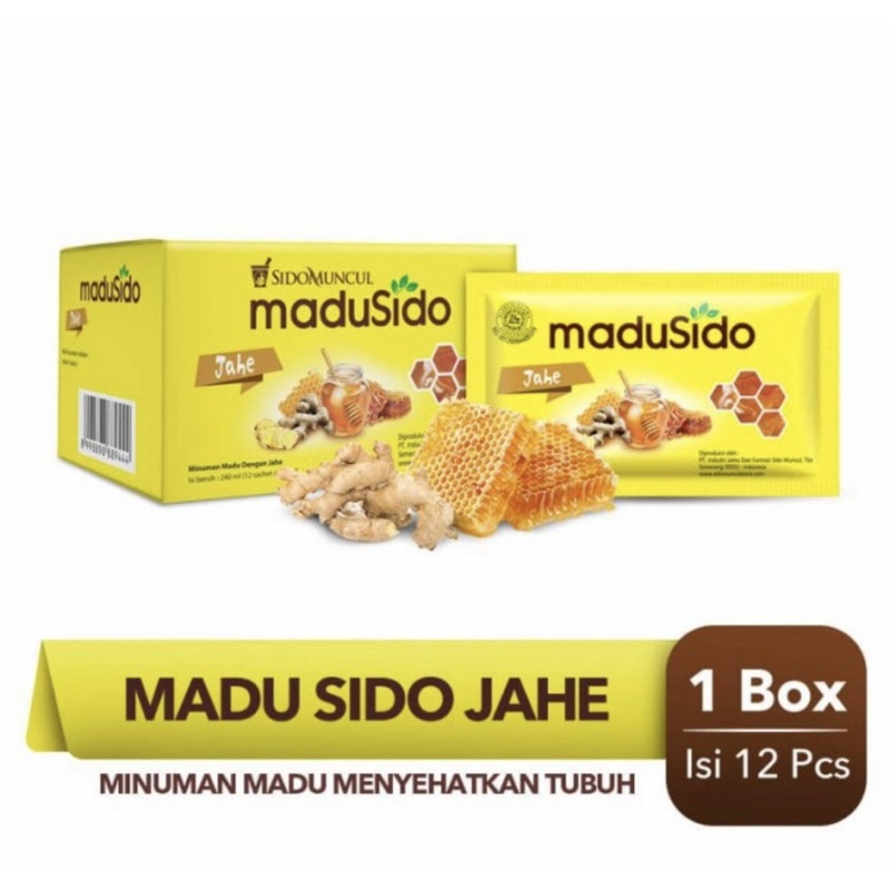 Sidomuncul madusido box 12 sachet ( madu sidomuncul )