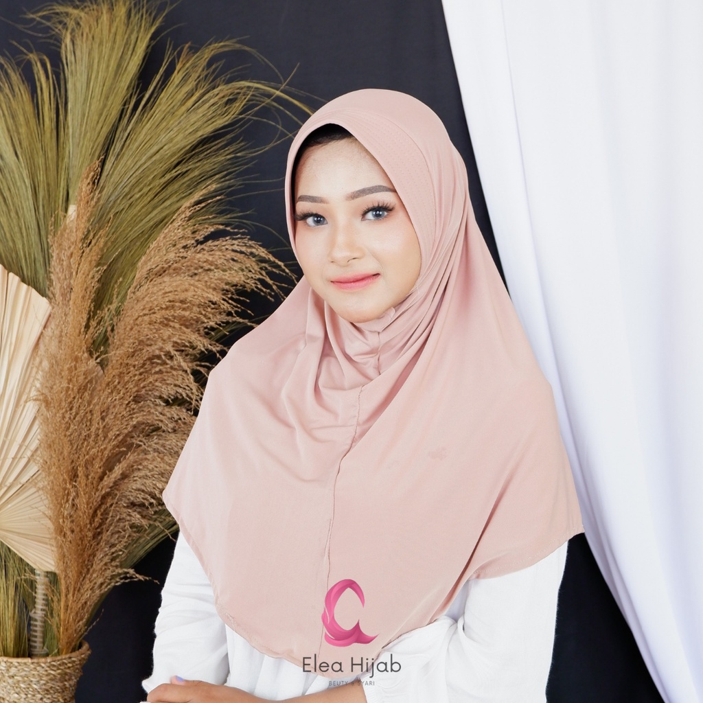 Jilbab bergo Hamidah Jersey / Hijab Jersey / jilbab sport / Hijab Instan Jersey Pinguin