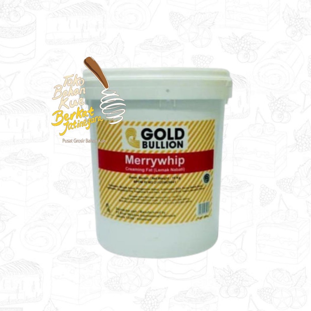 

MENTEGA PUTIH GOLD BULLION MERRYWHIP 16 KG / MERRYWHIP SHORTENING