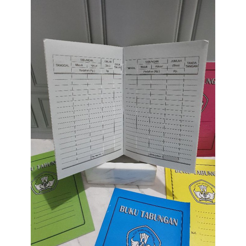 (50pc) buku tabungan sekolah/tabungan anak-2