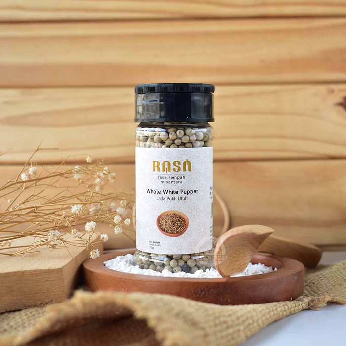 

Ready RASA -Whole White Pepper / Lada Putih Utuh Terbaru