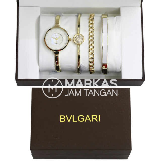 Promo Jam Tangan Wanita Bulgari Classico Ladies Stainless Steel Set Murah