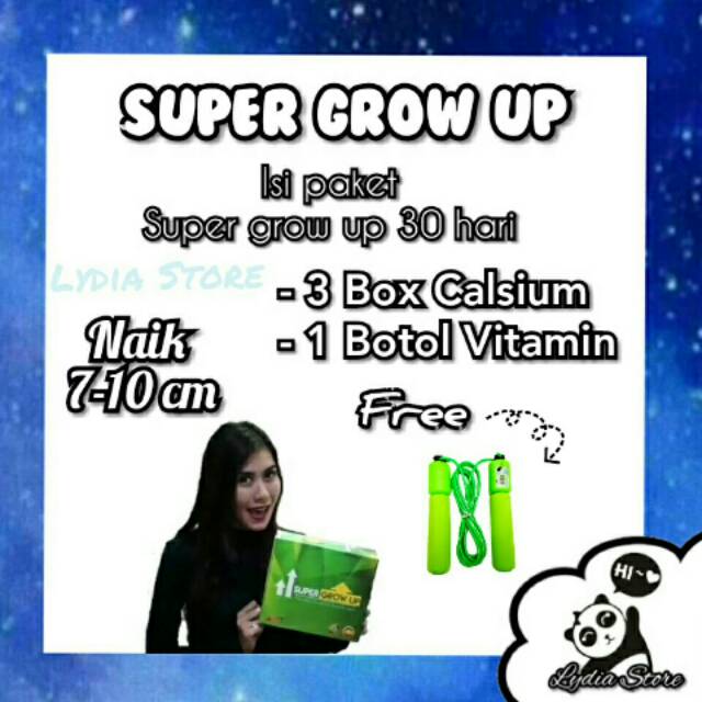 

LY Super Grow Up 30 Hari Free Skipping (Susu Peninggi Badan) Ampuh 100%