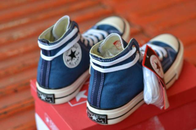TERBARU!! SEPATU CONVERSE 70S HIGH BLUE WHITE EGRET (for man&amp;women)