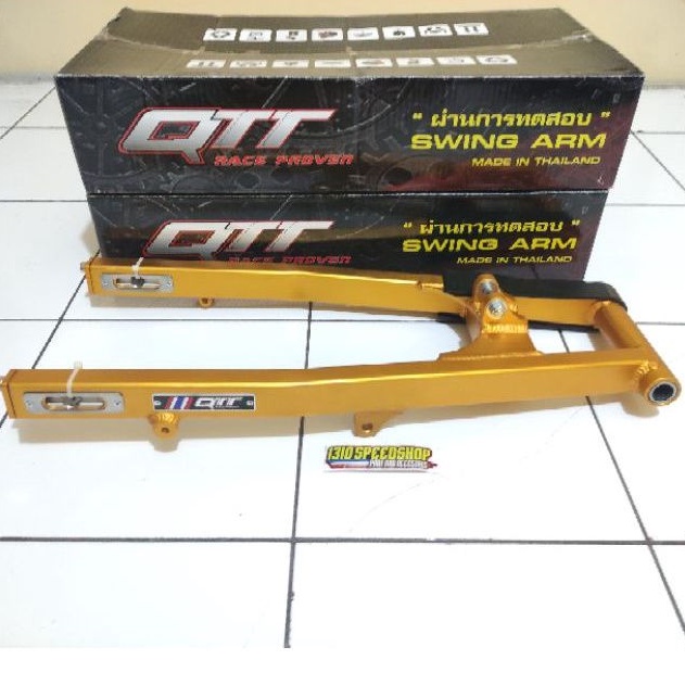 SWING ARM QTT KAWASAKI NINJA R/RR MONTING ATAS HEXAGONAL THAILAND