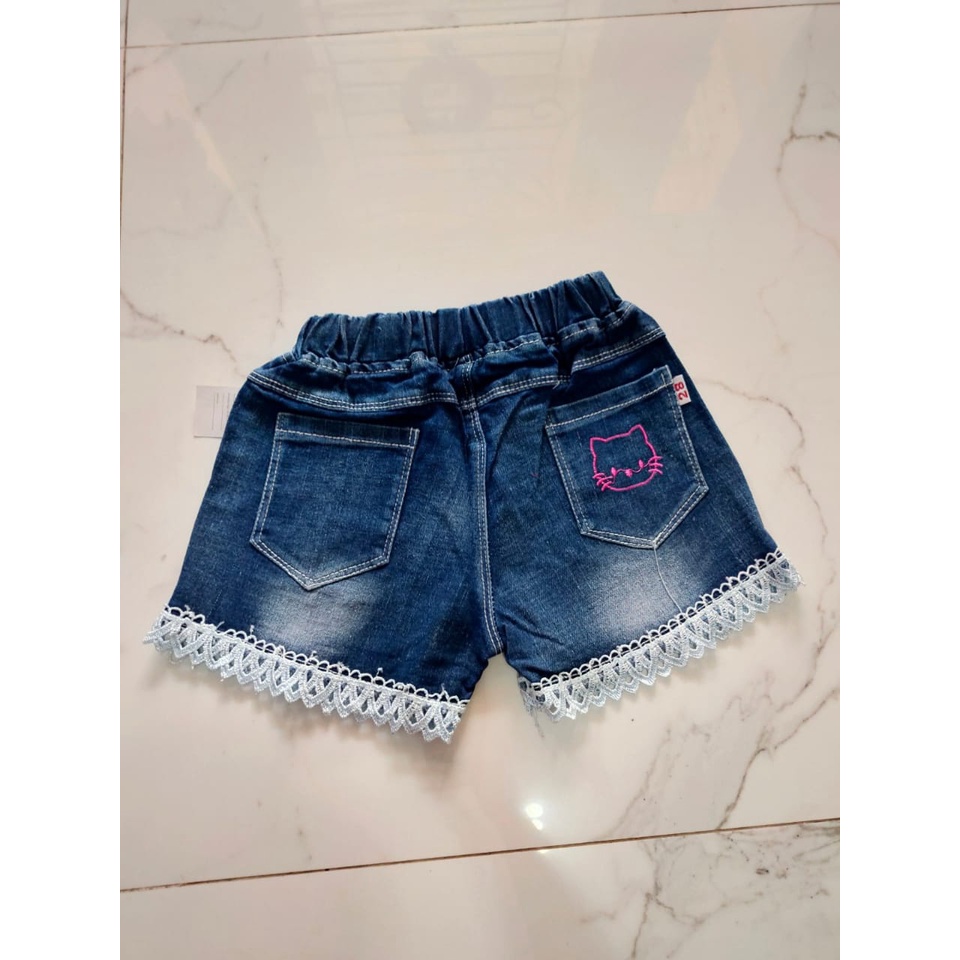 CELANA DENIM HK/HOTPANTS ANAK CEWE JEANS DENIM/CELANA ANAK PEREMPUAN