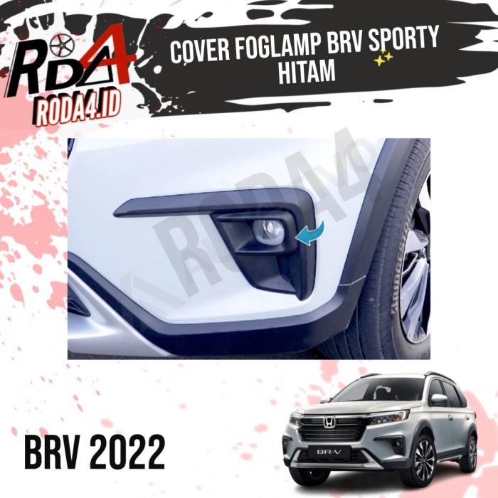 Cover FogLamp All New BRV 2022 List Lampu Fog Lamp Sporty Blacktivo