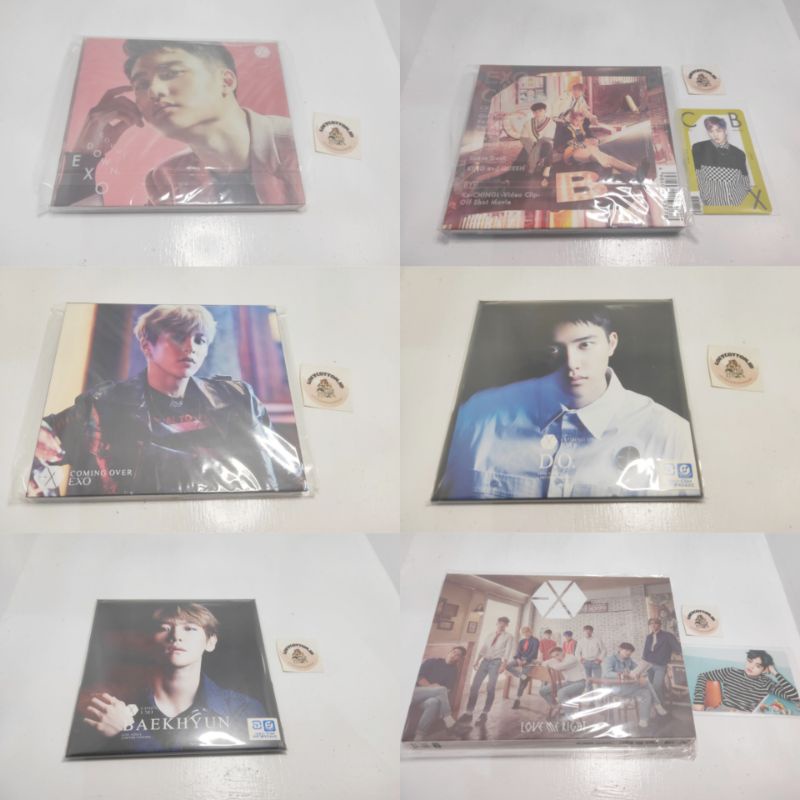 ALBUM EXO JAPAN COMING OVER LMR CBX GIRLS COUNTDOWN D.O. KYUNGSOO BAEKHYUN XIUMIN PC PHOTOCARD