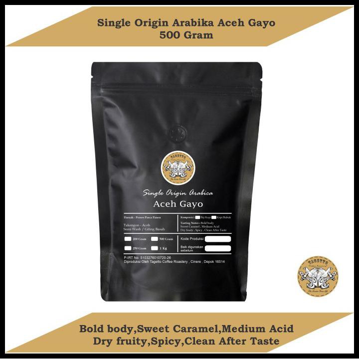 

Kopi Arabika Aceh Gayo 500Gr Biji / Bubuk | Specialty Arabica Coffee - Biji Kopi