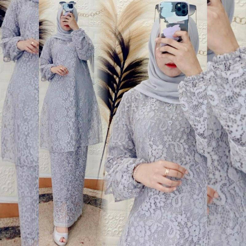 gamis Malaysia brokat