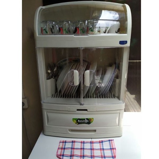 LEMARI RAK PIRING ROVEGA DISH DRAINER PLADYS PLASTIK LEMARI RAK PIRING ROVEGA DISH DRAINER PLADYS PLASTIK