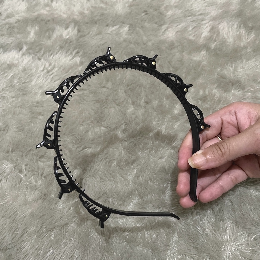 Bando Kepang/Bando Jepit Klip Accesories Rambut - 1pcs