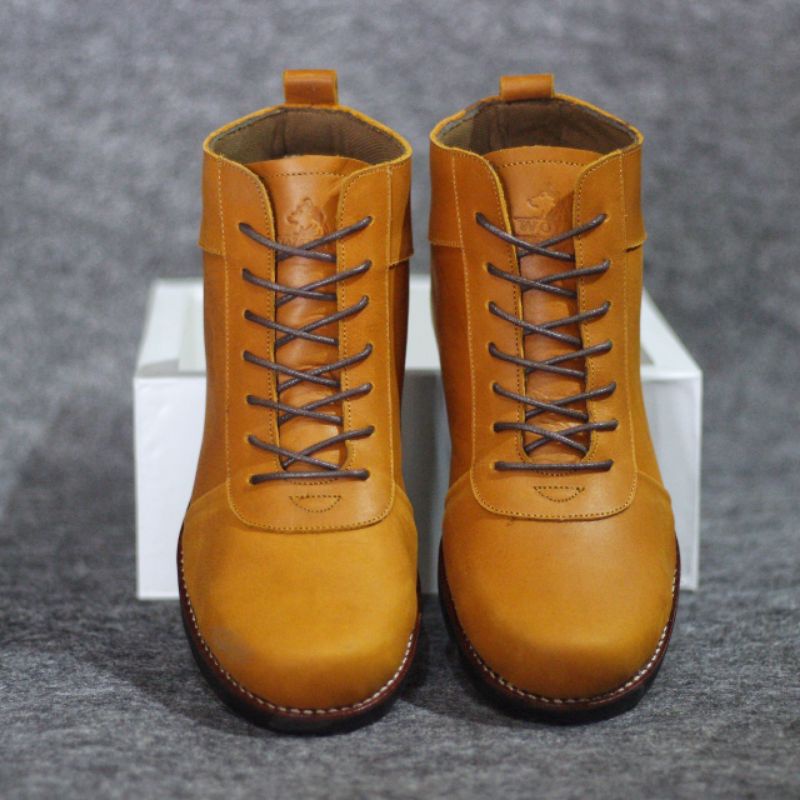 WOLF X  GLDNBRADLEYS ANUBIS KULIT ORIGINAL CASUAL BOOT FULL LEATHER CH1