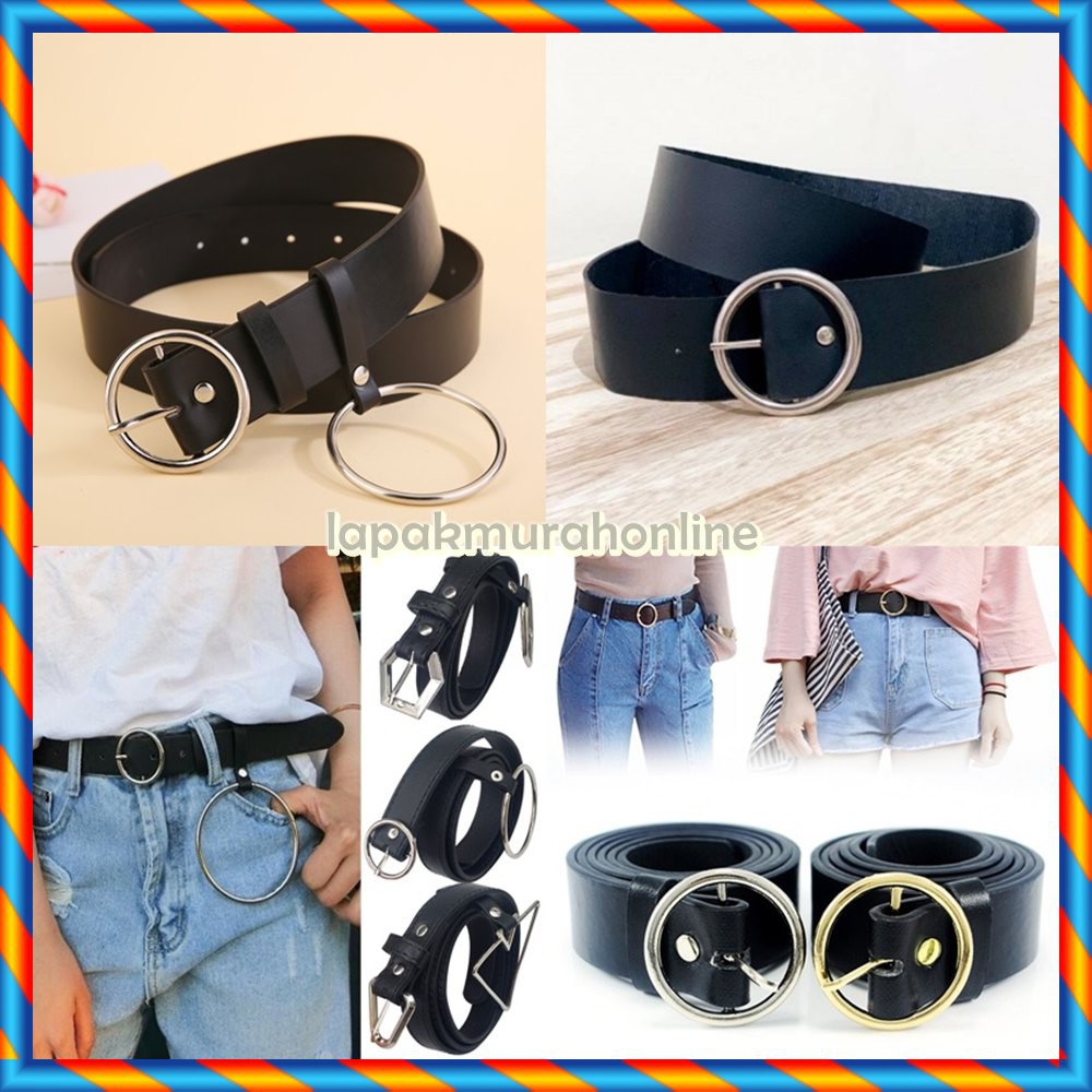 IKAT PINGGANG WANITA / IKAT PINGGANG WANITA RING BELT / IKAT PINGGANG WANITA FASHION KOREA