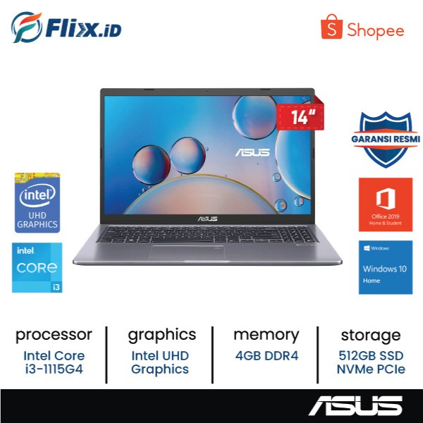 ASUS VivoBook A416EA-FHD351 FHD352 Laptop 14" i3 1115G4