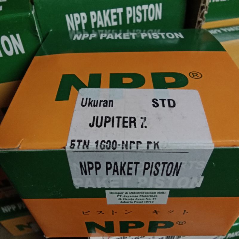 PISTON KIT SEHER KIT JUPITER Z NPP OS STD 25 50 75 100 125 150 175 200 NPP Original 100%