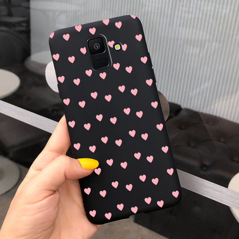 Love Heart Casing Samsung Galaxy J6 J6+ A6 A6+ A6 Plus 2018 Case Couple Silicone Cover Samsung A6Plus J6Plus A 6 J 6 Case-3