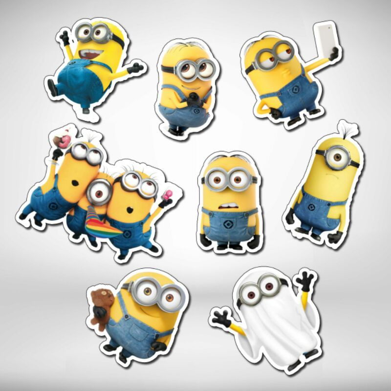 

Stiker Vinil Motif Minions Stiker Untuk Case Handphone Laptop dll