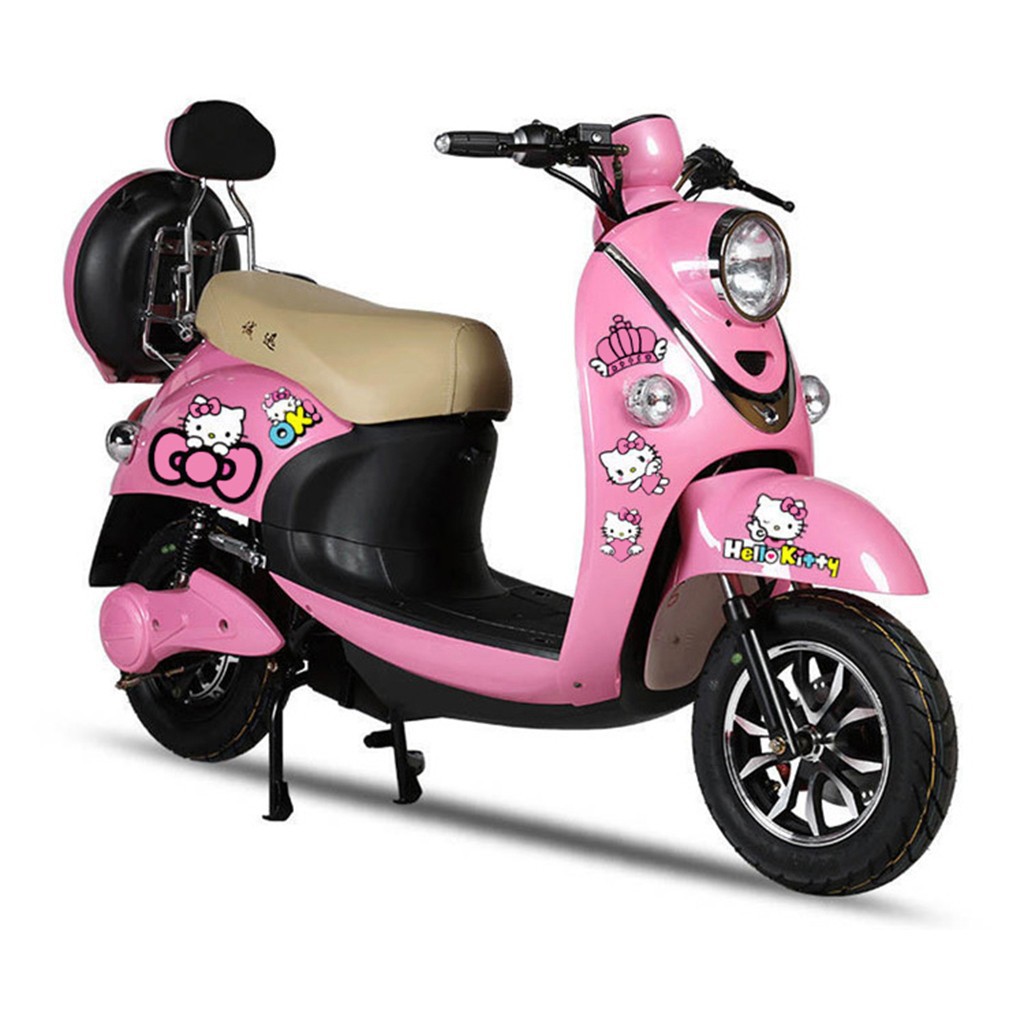 58pcs Stiker Gambar Hello Kitty Untuk Mobil Sepeda Motor