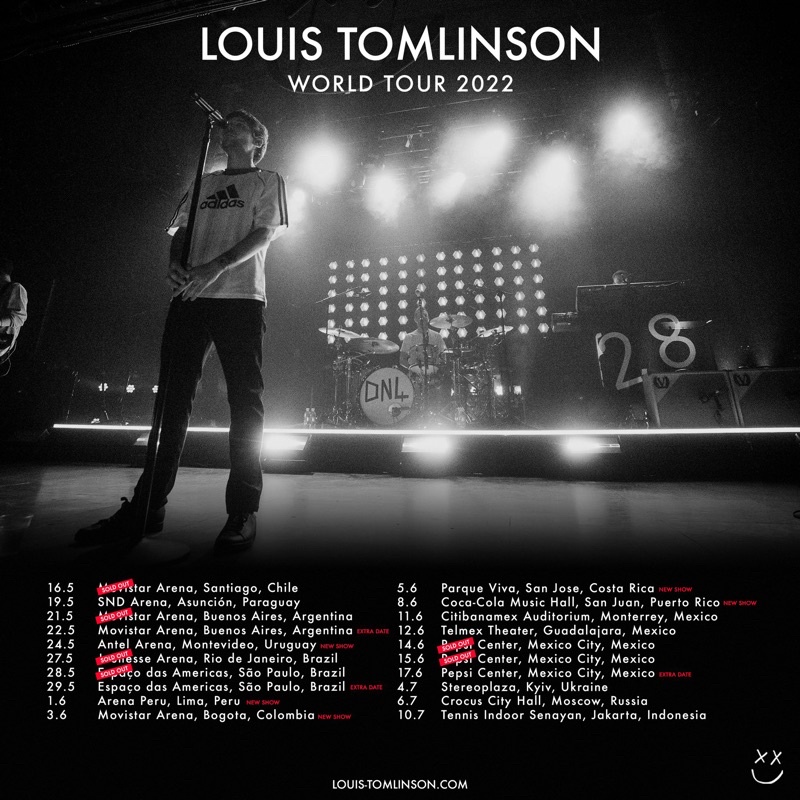 (BOOKED) tiket louis tomlinson world tour festival section
