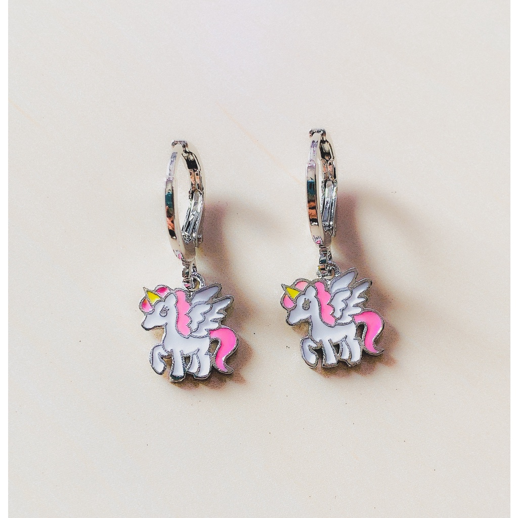 Anting Anak Poni White Silver Xuping