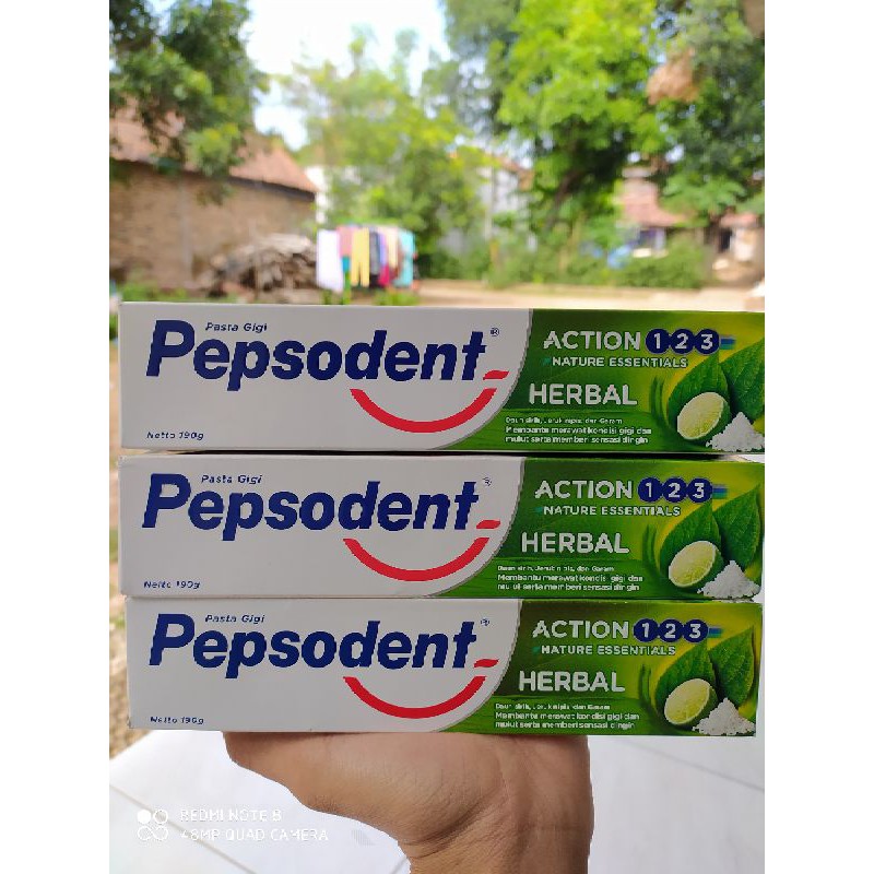 Pepsodent Herbal Action 123 190 gram