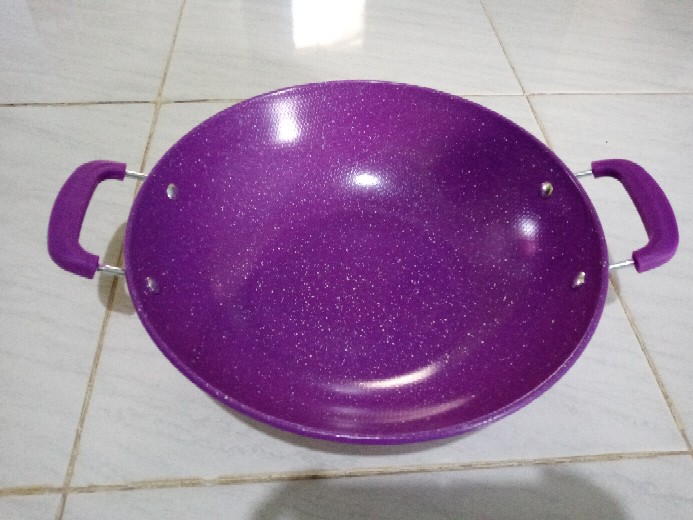 Wajan Marble Warna  Uk 32cm