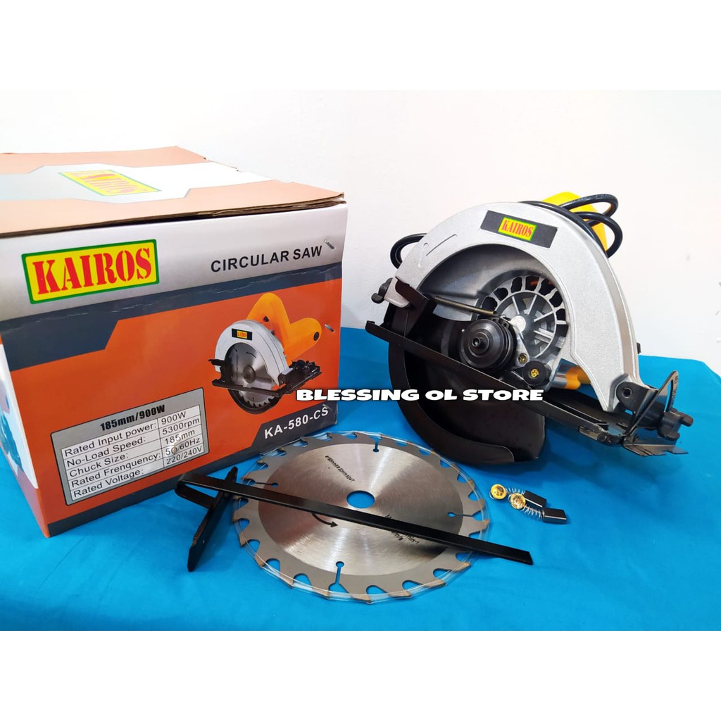 CIRCULAR SAW / GERGAJI KAYU LISTRIK / GERGAJI BULAT / CIRCLE SAW 7INCH