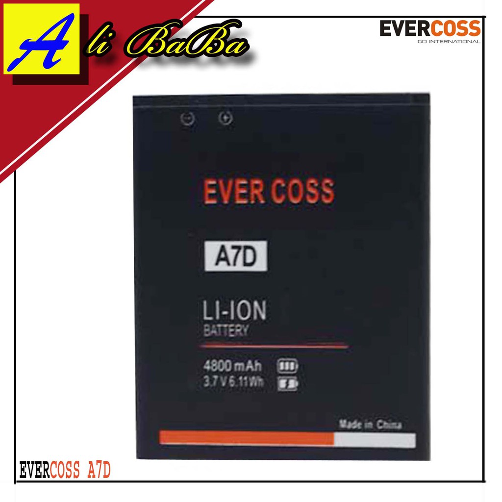 Baterai Handphone Evercoss A7D Double Power Evercoss Battery Evercoss A7D Batre Cross A7D Batu Cross