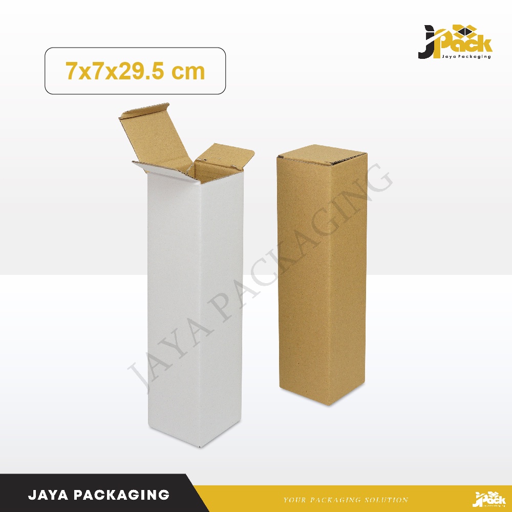 

Box 7x7x29,5 (NONI) Kardus/boxpayung/boxtumbler/Kardusmini/Karduskecil/Boxkecil/Karton/Kartonmini/Kemasan/Hampers/Gift/sliplock/Tinggi29