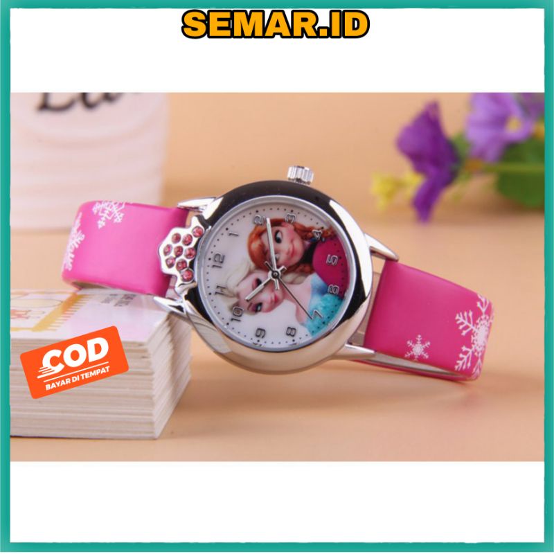 Jam Tangan Anak Perempuan Princess Elsa Anna Frozen