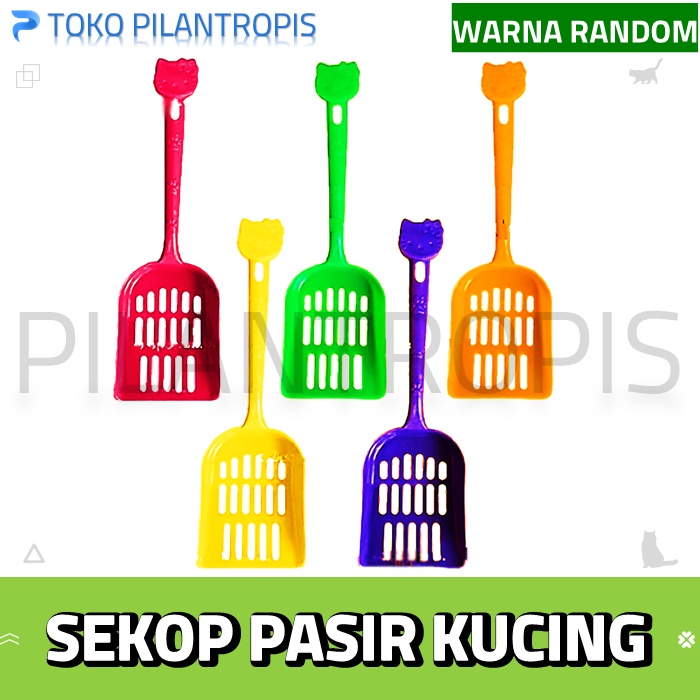 SEKOP PASIR KUCING CAT LITTER SCOOP SEROK SKOP SEROKAN PUP KOTORAN KUCING SENDOK PASIR KUCING