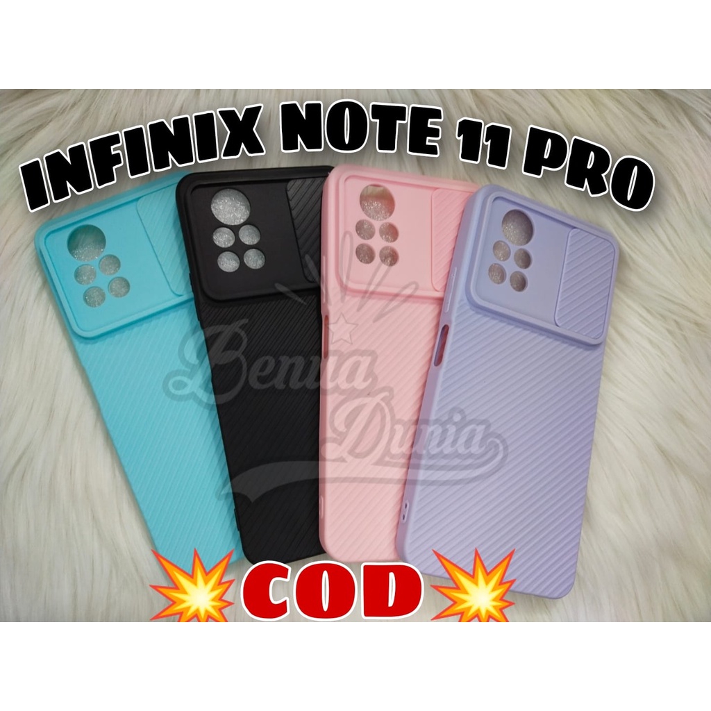 CASE SLIDE INFINIX NOTE 11 PRO // CASE SLIDE MACARON PELINDUNG KAMERA INFINIX NOTE 11 PRO - BD