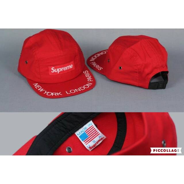 Topi 5 panel supreme newyork london