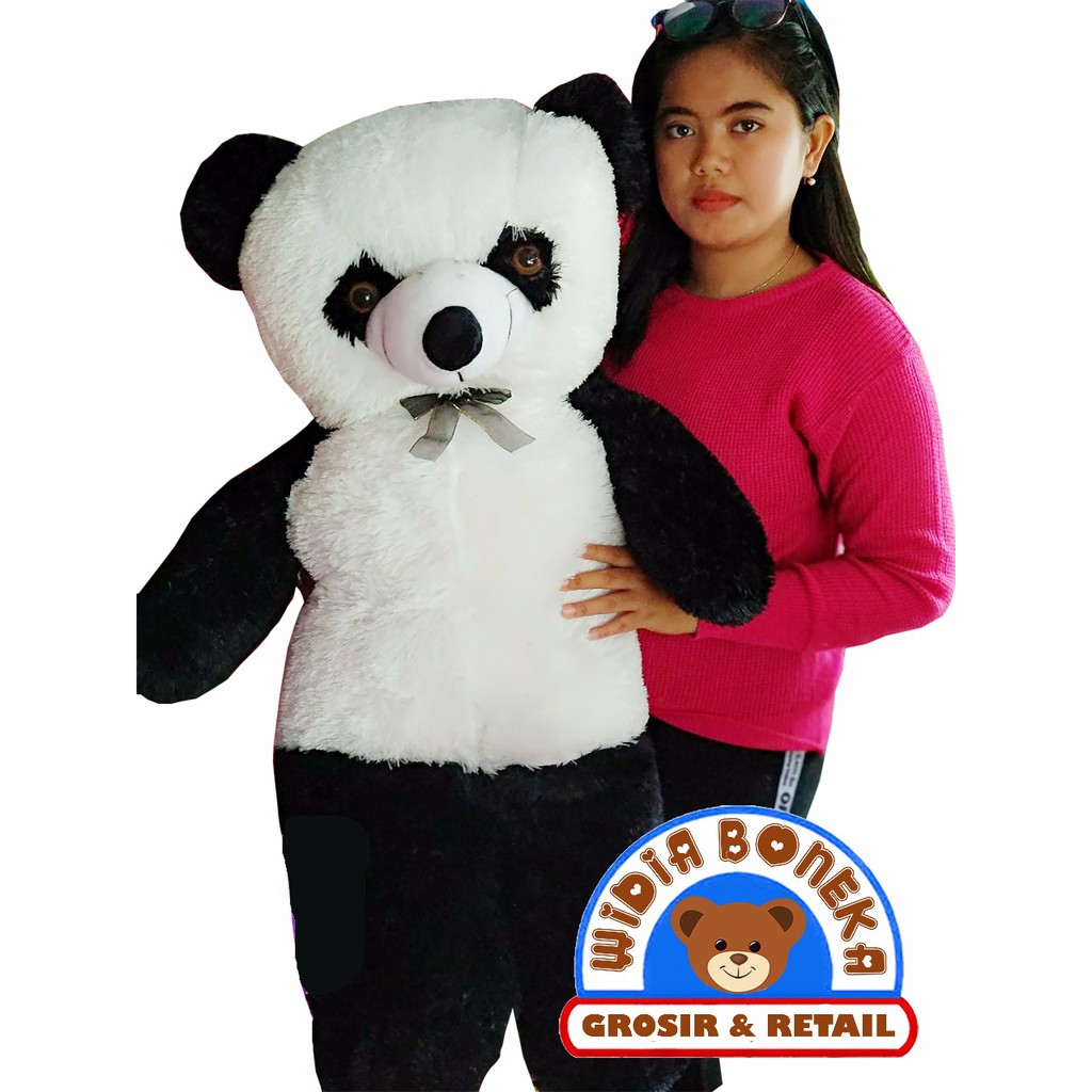 BONEKA BERUANG PANDA HITAM PUTIH 1 METER