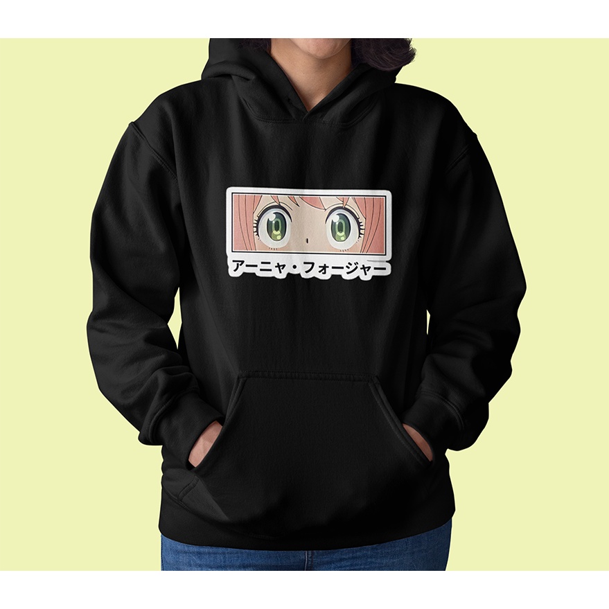 SWEATER HOODIE ANYA FORGER SPY X FAMILY JAKET ANIME ANYA EYES YOR LOID