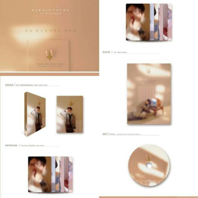 READY STOCK Album Bae Jin Young - Single Vol.1 [Hard to Say Goodbye]