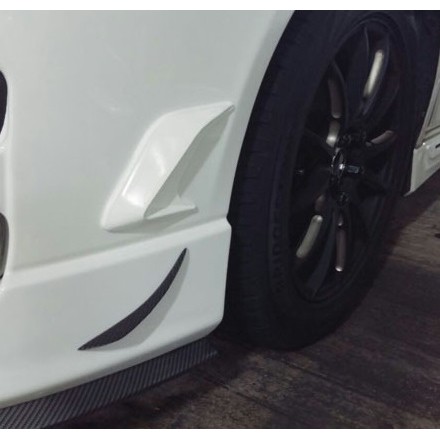 Stiker Comers Air Flow Chorme Mobil Sport BENTUK C dengan Jaring Bahan ABS Plastik Berkualitas 2in1