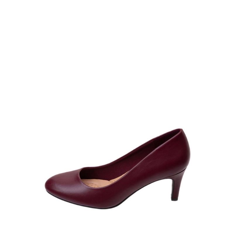 (PRELOVED) Heels Dexflex Womens - BURGANDY | Heels formal | Heels kantor | Heels Wanita | Sepatu Kan