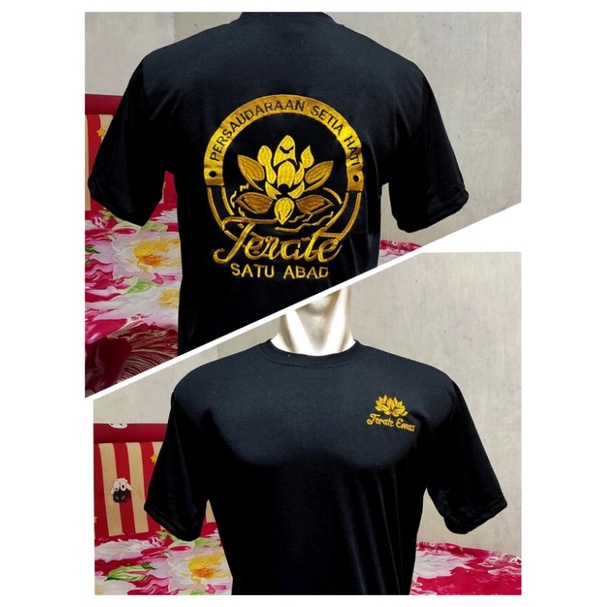 kaos PSHT BORDIR TERATE EMAS