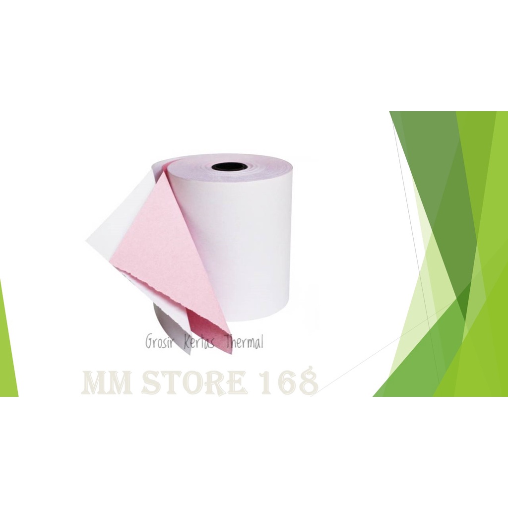 

Kertas Struk HVS Ukuran 75 mm x 65 mm 2 Ply - 2 Rangkap ( Isi 10 roll )